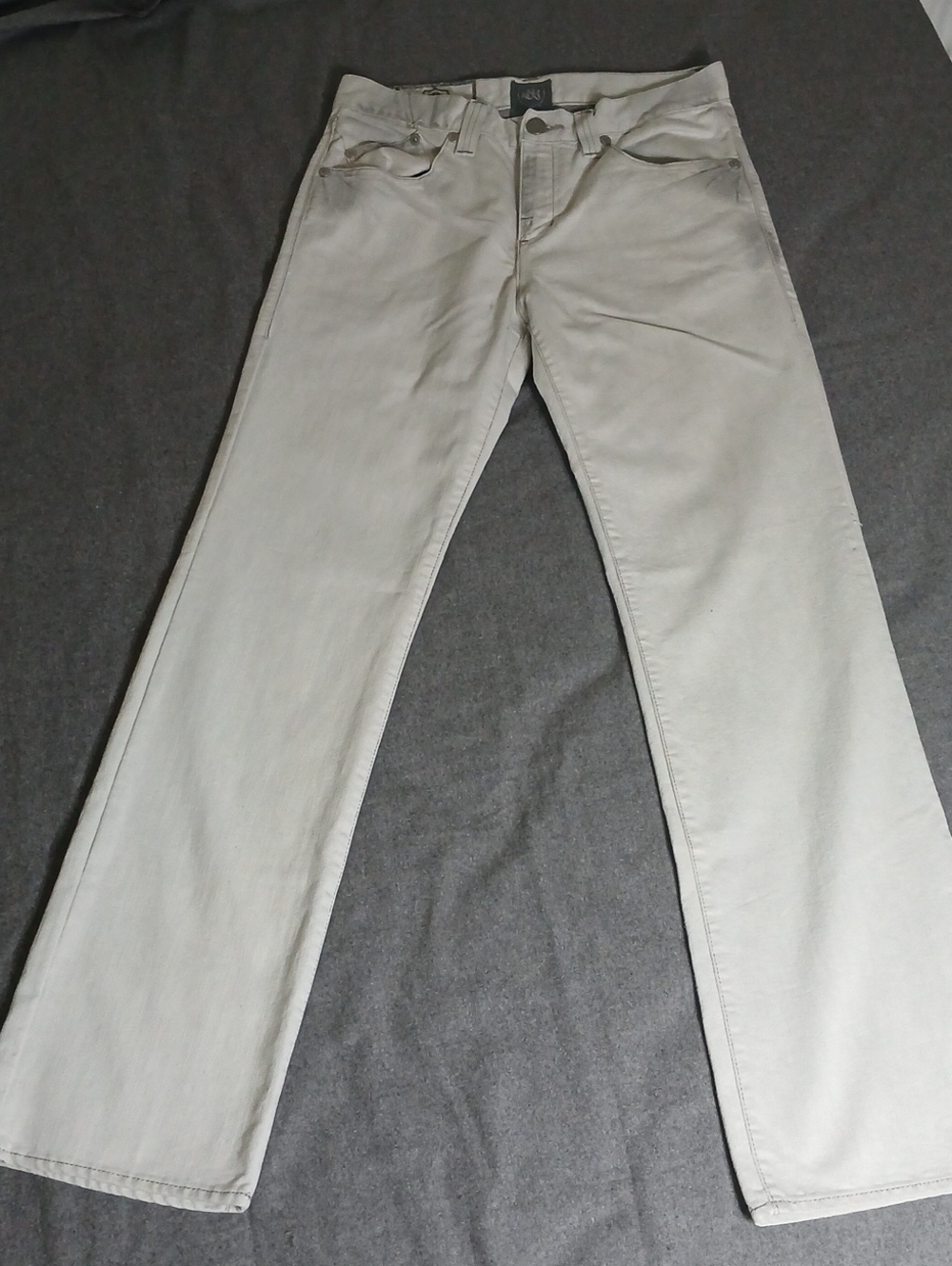 Rock & Republic Men's Flare Jeans in Light Gray 33x34